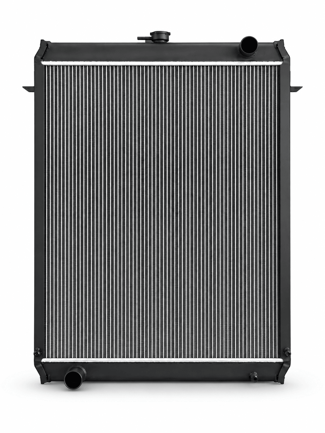 Kobelco SK200-6E Aluminum-Plastic Radiator, 760 × 980 × 100 mm