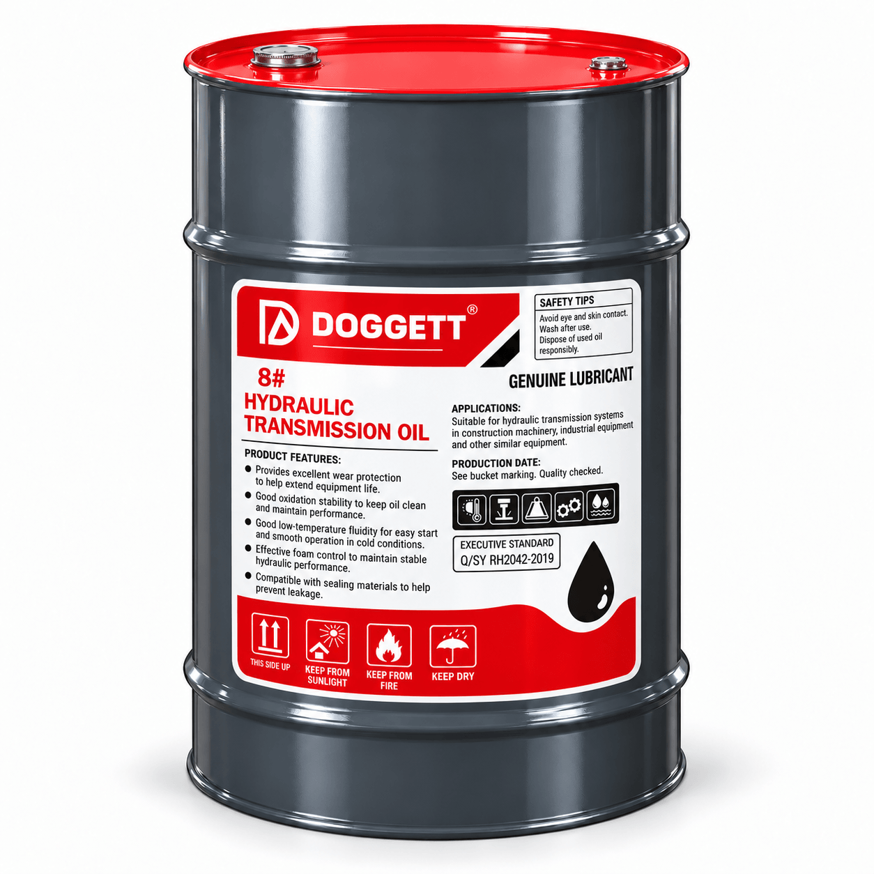 DOGGETT 8# Hydraulic Transmission Oil, Drum