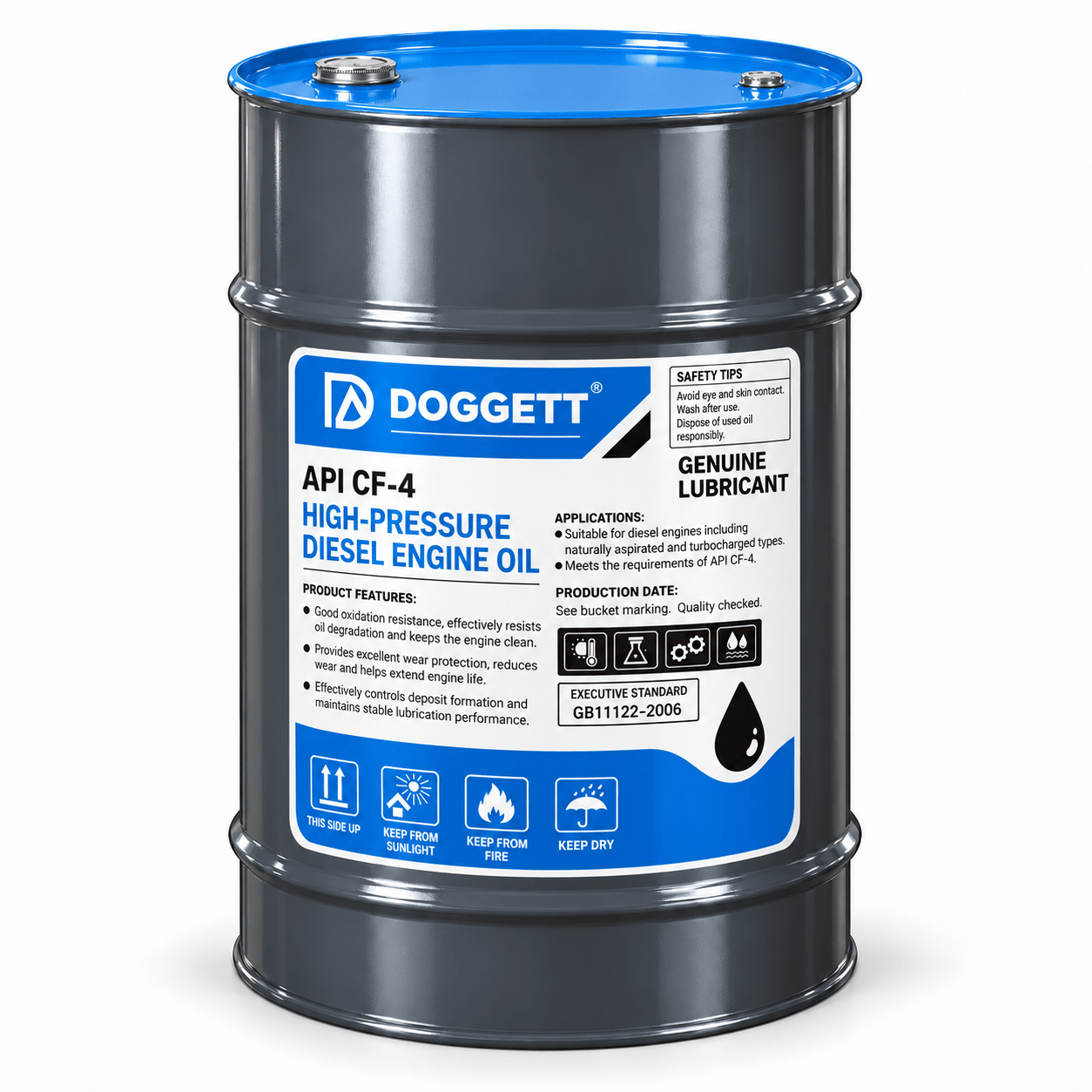 DOGGETT API CF-4 High-Pressure Diesel Engine Oil, Drum