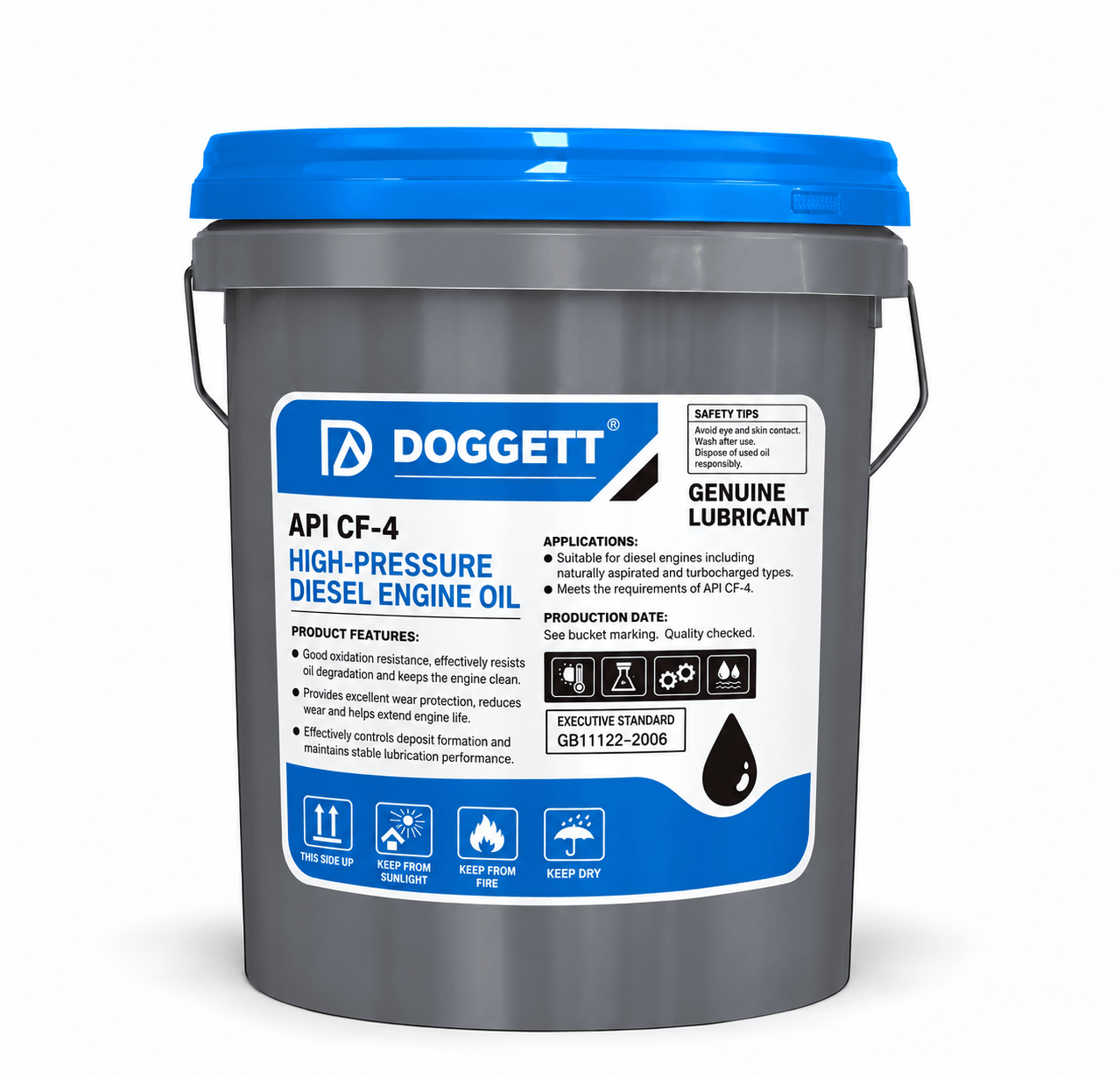 DOGGETT API CF-4 High-Pressure Diesel Engine Oil, Pail